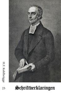 H.F. Kohlbrügge Schriftverklaringen 23 -   (ISBN: 9789057194405)