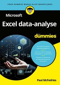 Paul McFedries Microsoft Excel data-analyse voor Dummies -   (ISBN: 9789045356457)