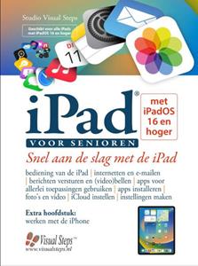 Studio Visual Steps iPad voor senioren met iPadOS 16 en hoger -   (ISBN: 9789059055162)