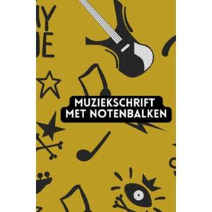 Brave New Books Muziekschrift Met Notenbalken - Gold Arts Books