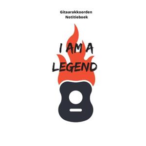 Pumbo.Nl B.V. Gitaarakkoorden Notitieboek - I Am A Legend - Allets Comfort