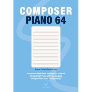 Elmtree And Waters Publishing Composer Piano 64 - Composer Pro Premium Muziekpapier - Sophia Martins