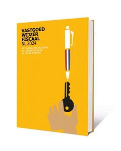 Carola Mr van Vilsteren Vastgoedwijzer Fiscaal NL 2024 -   (ISBN: 9789082064490)