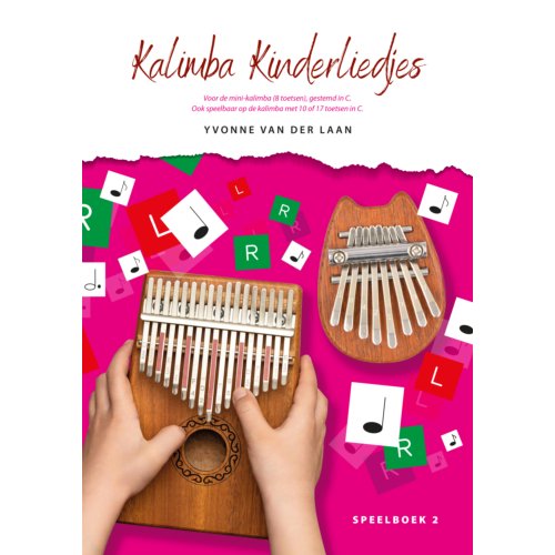 Vrije Uitgevers, De Kinderliedjes - Speelboek 2 - Kalimba - Yvonne van der Laan