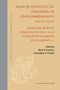 Leuven University Press Quaestiones de divinis praedicamentis XXVIII-XXXII -   (ISBN: 9789461665362)