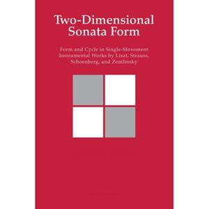 Universitaire Pers Leuven Two-Dimensional Sonata Form - Studies In Musical Form - Steven Vande Moortele