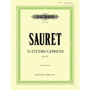 Van Ditmar Boekenimport B.V. 24 Etudes Caprices Op. 64 For Solo Violin - Sauret, Émile