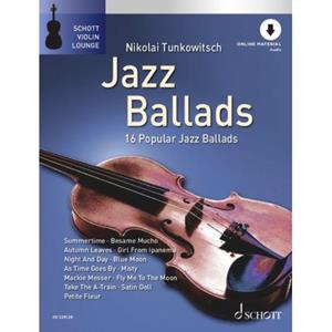 Van Ditmar Boekenimport B.V. Jazz Ballads Für Violine - Schott Violin Lounge