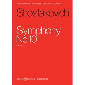 Van Ditmar Boekenimport B.V. Shostakovich: Symphony No. 10 Op. 93 For Orchestra Study Score - Dmitrij Schostakowitsch