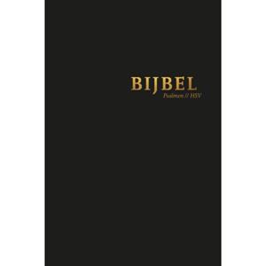Jongbloed Bijbel (HSV) met psalmen - 14 x 21 hardcover zwart -   (ISBN: 9789065395948)