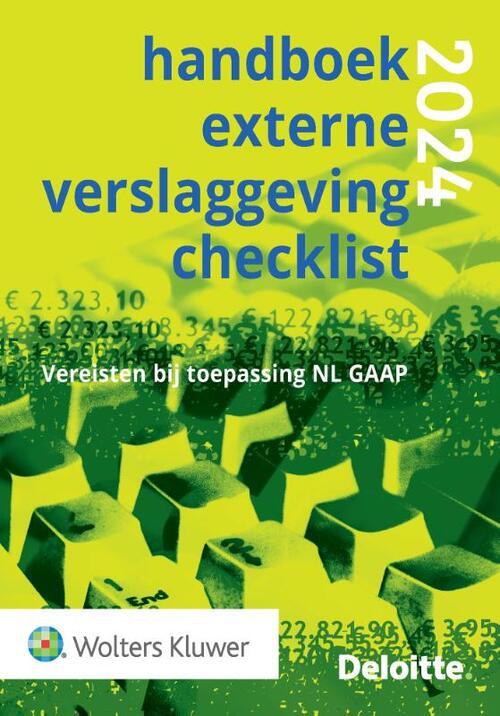 Wolters Kluwer Nederland B.V. Handboek Externe Verslaggeving Checklist 2024 -   (ISBN: 9789013178692)