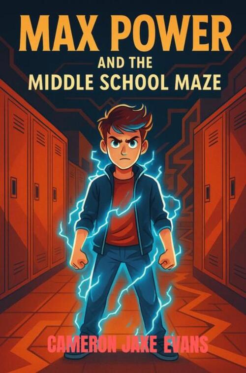 Cameron Jake Evans Max Power And The Middle School Maze -   (ISBN: 9789403774763)