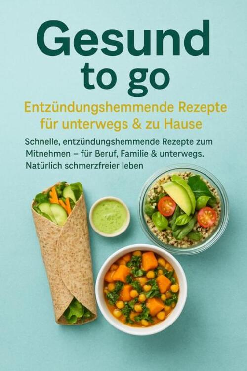 Livia Albrecht Gesund to go: Entzündungshemmende Rezepte für unterwegs & zu Hause -   (ISBN: 9789403804668)