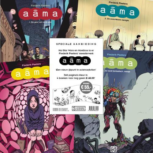 Frederik Peeters SET AANBIEDING - Aama 1 t/m 4 -   (ISBN: 9789089883230)