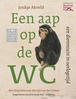 Een aap op de wc