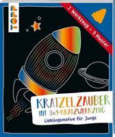 josephinejones Kratzelzauber mit Kratzwerkzeug Jungs