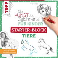 geckokeck Die Kunst des Zeichnens für Kinder Starter-Block - Tiere
