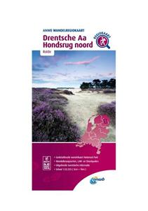 Anwb Wandelregiokaart Drentsche Aa, Hondsrug noord 1:33.333 -   (ISBN: 9789018046408)