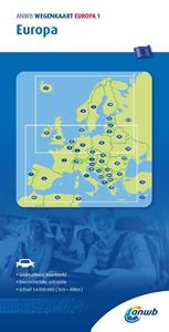 Anwb Retail ANWB*Wegenkaart Europa 1. Europa -   (ISBN: 9789018048259)