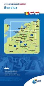 Anwb Retail ANWB Wegenkaart 3. Benelux -   (ISBN: 9789018048273)