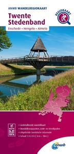 Anwb Wandelregiokaart Twente Stedenband / Enschede, Hengelo, Almelo -   (ISBN: 9789018053048)