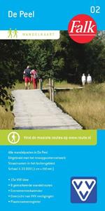 Falkplan Falk VVV wandelkaart 02 De Peel -   (ISBN: 9789028700987)