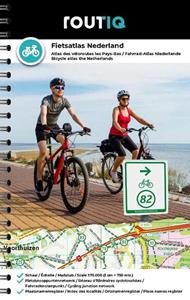 Routiq Fietsatlas Nederland 4-talig -   (ISBN: 9789028704886)