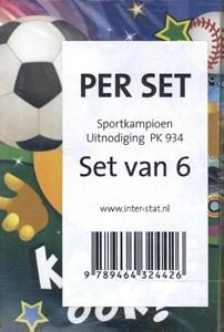 Interstat B.V. Spotkampioen uitnodiging PK 934 / set van 6 -   (ISBN: 9789464324426)