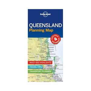 Lonely Planet  Queensland Planning Map (1st Ed)