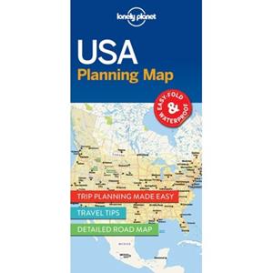 Lonely Planet  Planning Map Usa (1st Ed)