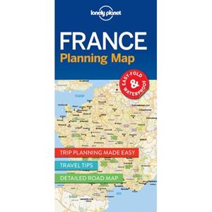 Lonely Planet  Planning Map France (1st Ed)