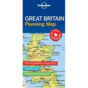 Lonely Planet  Planning Map Great Britain (1st Ed)