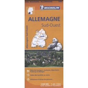 62damrak 545 Allemagne Sud-Ouest - Zuidwest-Duitsland - Michelin