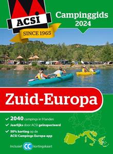Acsi Campinggids Zuid-Europa 2024 -   (ISBN: 9789493182561)