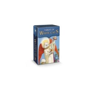 Van Ditmar Boekenimport B.V. Tarot of white cats - mini tarot - Severino (Severino Baraldi) Bara