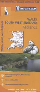 Michelin 503 Wales, South West England, Midlands -   (ISBN: 9782067183285)