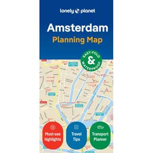 Lonely Planet Amsterdam City Map