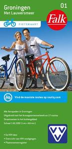 Falkplan Fietskaart 01. Groningen -   (ISBN: 9789028705302)