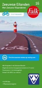 Falkplan Fietskaart 16. Zeeuwse Eilanden -   (ISBN: 9789028705319)