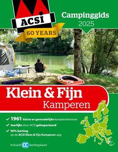 Acsi Klein & Fijn Kamperen gids 2025 -   (ISBN: 9789493182677)