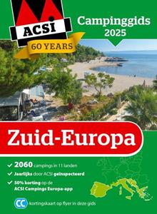 Acsi Campinggids Zuid-Europa 2025 -   (ISBN: 9789493182714)