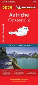 Michelin Wegenkaart 730 Oostenrijk 2025 -   (ISBN: 9782067265400)
