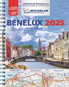 Michelin 9 Michelin Wegenatlas Benelux 2025 -   (ISBN: 9782067265509)