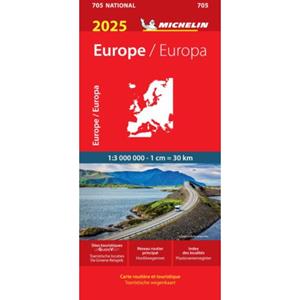 Michelin Wegenkaart 705 Europa 2024 -   (ISBN: 9782067265226)