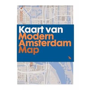Van Ditmar Boeken B.V. Modern Amsterdam Map - Rixt Woudstra