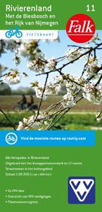 Falkplan Falk VVV Fietskaart 11 Rivierenland -   (ISBN: 9789028705463)