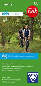 Falkplan Falk VVV Fietskaart 08 Twente -   (ISBN: 9789028705753)