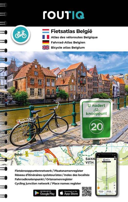 Routiq Fietsatlas België -   (ISBN: 9789028705951)