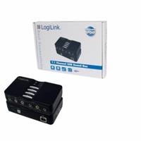 LogiLink 7.1 USB Sound Box, 8-Kanal, schwarz