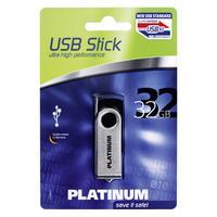 Platinum TWS USB-stick 32 GB Zwart 177491 USB-A 3.2 Gen 1